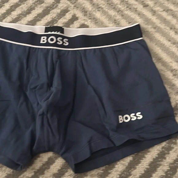 Boss Men’s Trunk, Blue, Lg - Picture 2 of 4